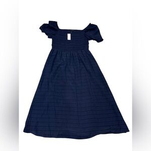 NWT Ann Taylor Factory Navy Maxi Dress Size Medium